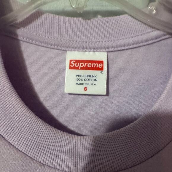 Supreme Nuns Lavender Graphic T-Shirt (FW22) size small - Picture 3 of 5